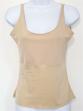 SPANX Hide and Sleek Body Shaping Seamless Nude Tank Top Cami Large